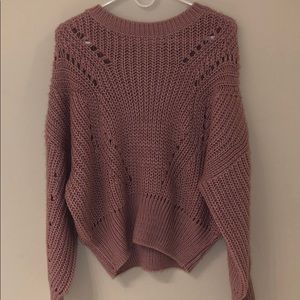 Pink oversized sweater